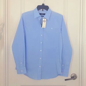 Ralph Lauren Blue Button Long Sleeve